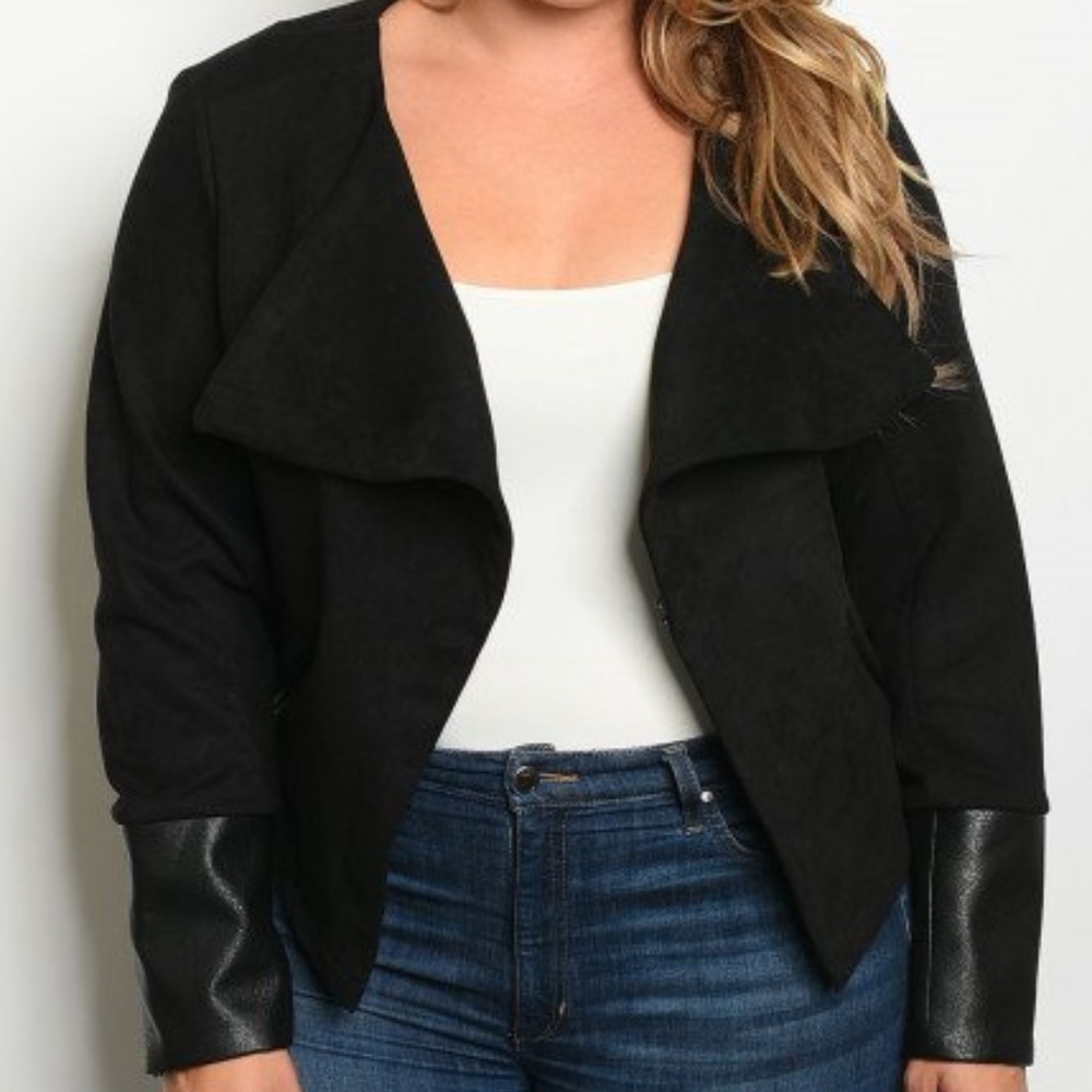 Baby its Cold outside collection- Black Faux Suede